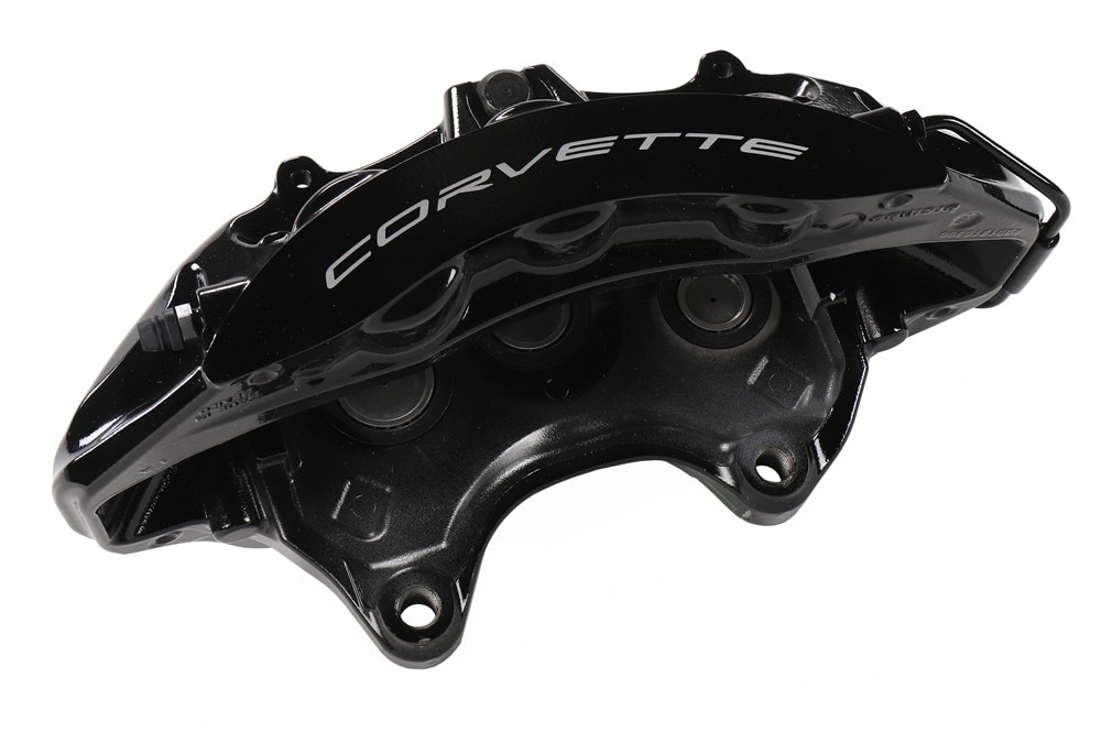 GM Genuine Parts Black Front Passenger Side Brake Caliper without Pads and Bracket