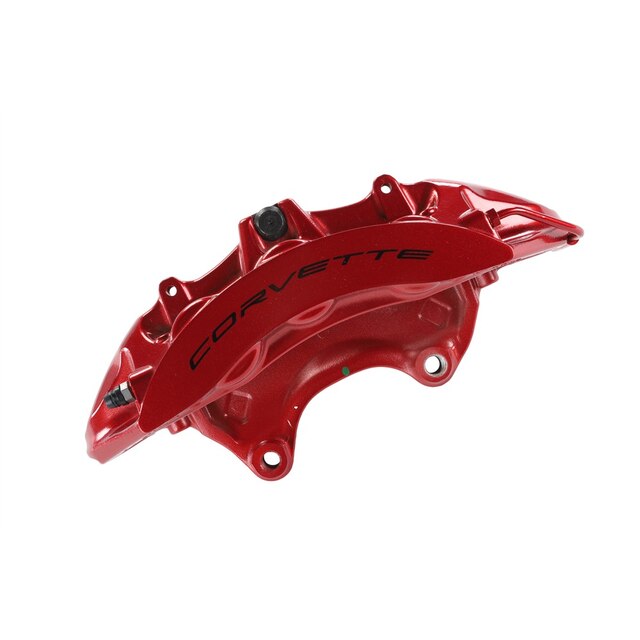 GM Genuine Parts Edge Red Metallic Front Driver Side Brake Caliper without Pads And Bracket