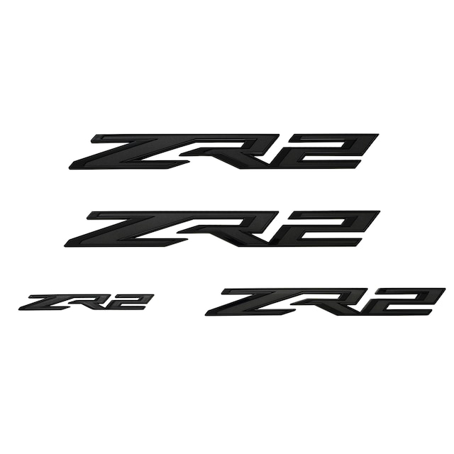 ZR2 Emblems in Black