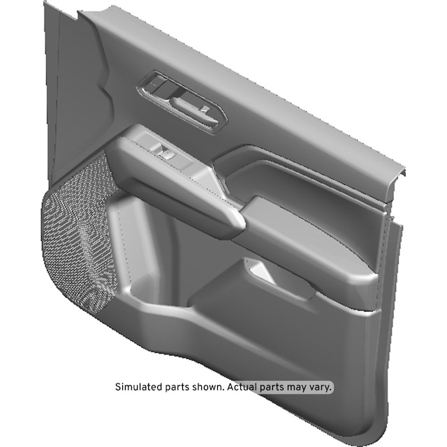 GM Genuine Parts Jet Black Front Passenger Side Door Trim