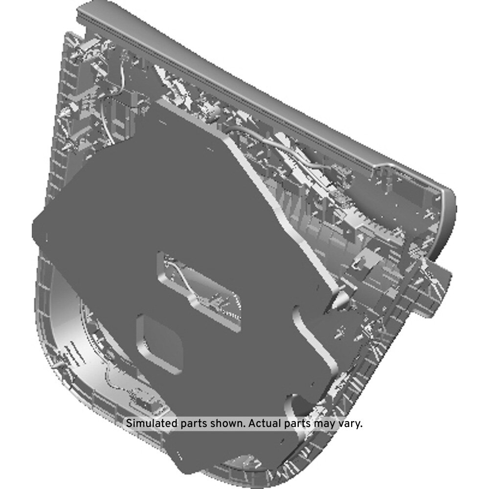 GM Genuine Parts Backen Black Rear Driver Side Door Trim