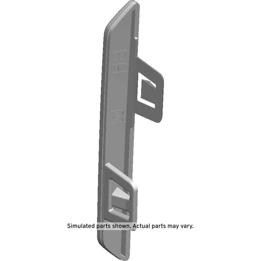 GM Genuine Parts Black Front Passenger Side Outer Grille Opening Bezel