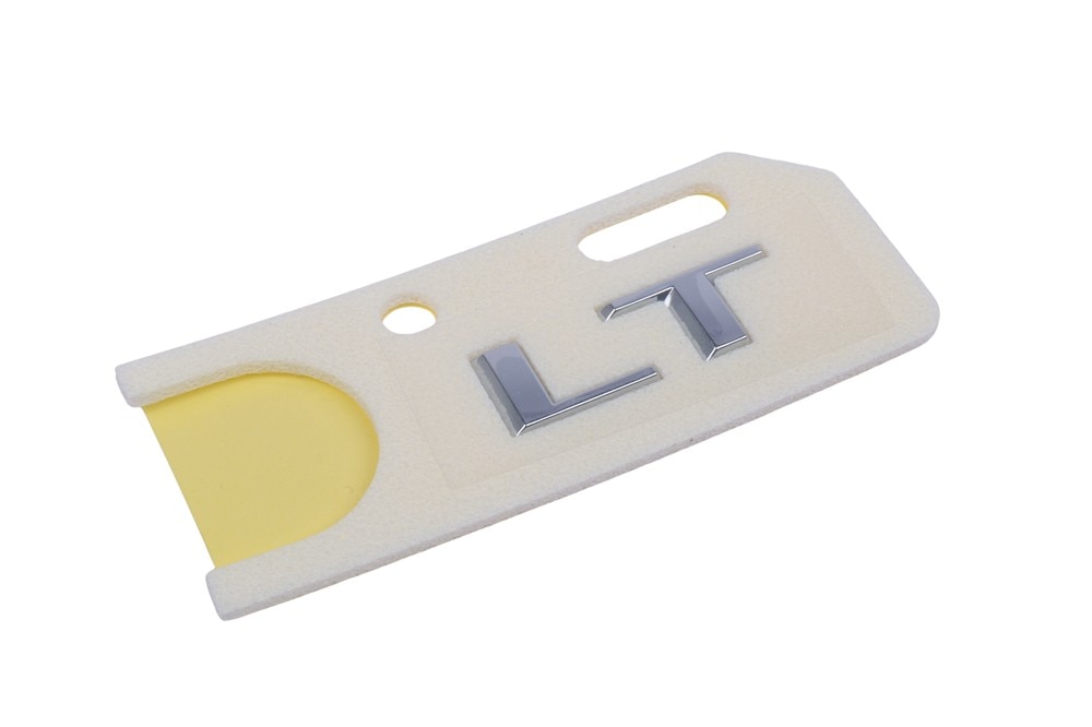 GM Genuine Parts Exterior Bright Chrome Tailgate Trim Level Name Plate