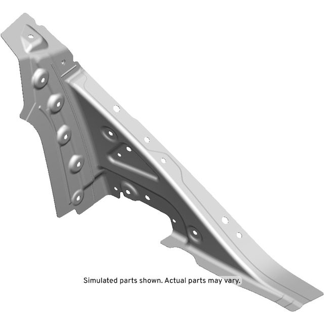 GM Genuine Parts Passenger Side Quarter Outer Panel Reinforcement