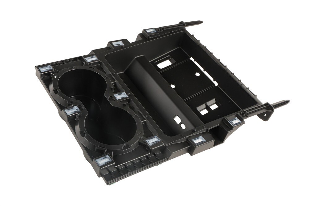 GM Genuine Parts Jet Black Front Floor Console Cup Holder Trim Plate