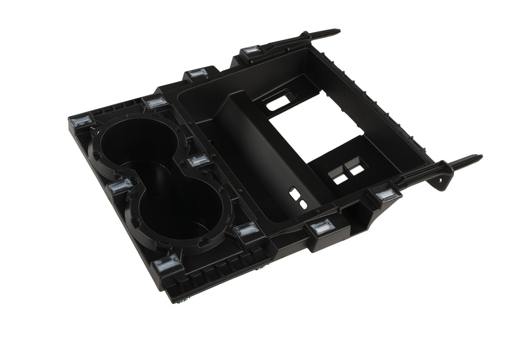 GM Genuine Parts Jet Black Front Floor Console Cup Holder Trim Plate