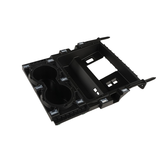 GM Genuine Parts Jet Black Front Floor Console Cup Holder Trim Plate
