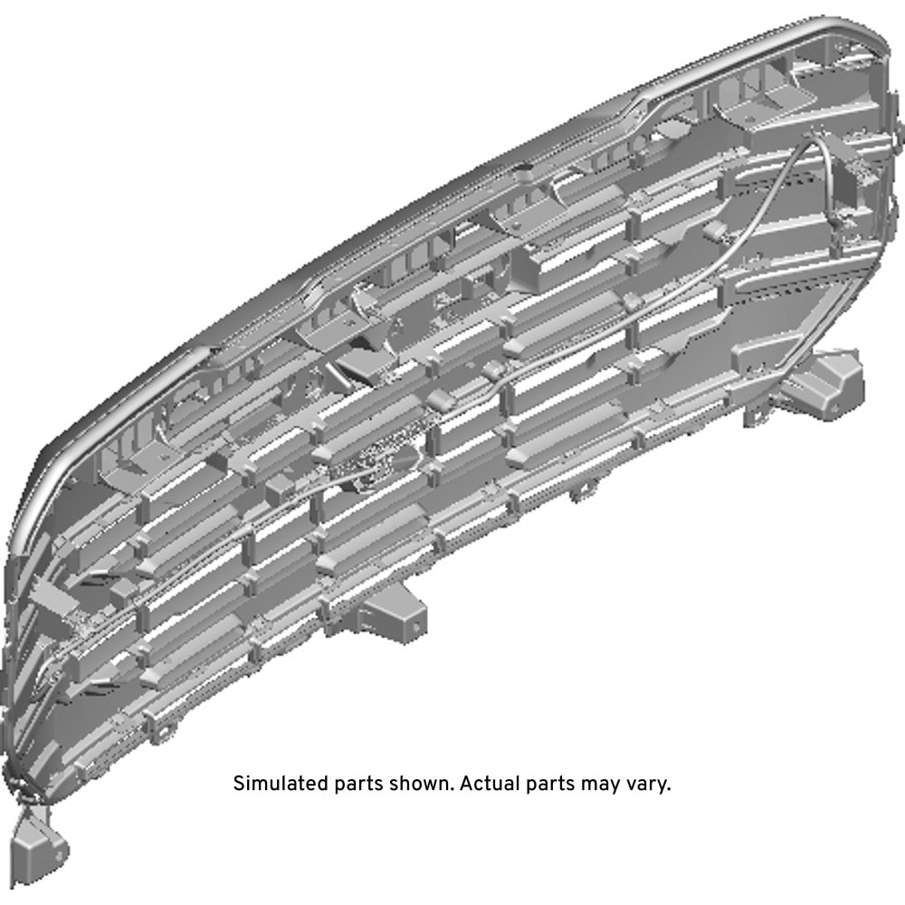 GM Genuine Parts Exterior Bright Chrome Front Grille