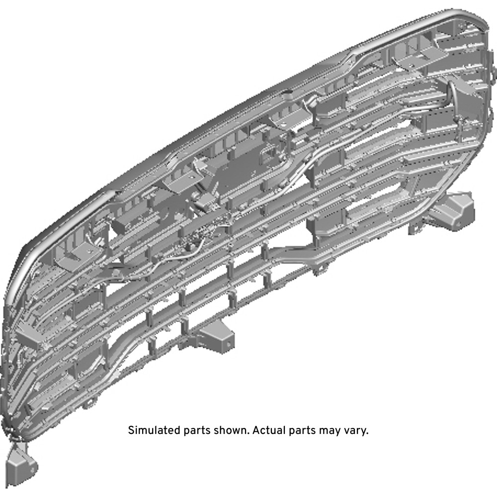 GM Genuine Parts Dark Nickel Chrome Front Grille
