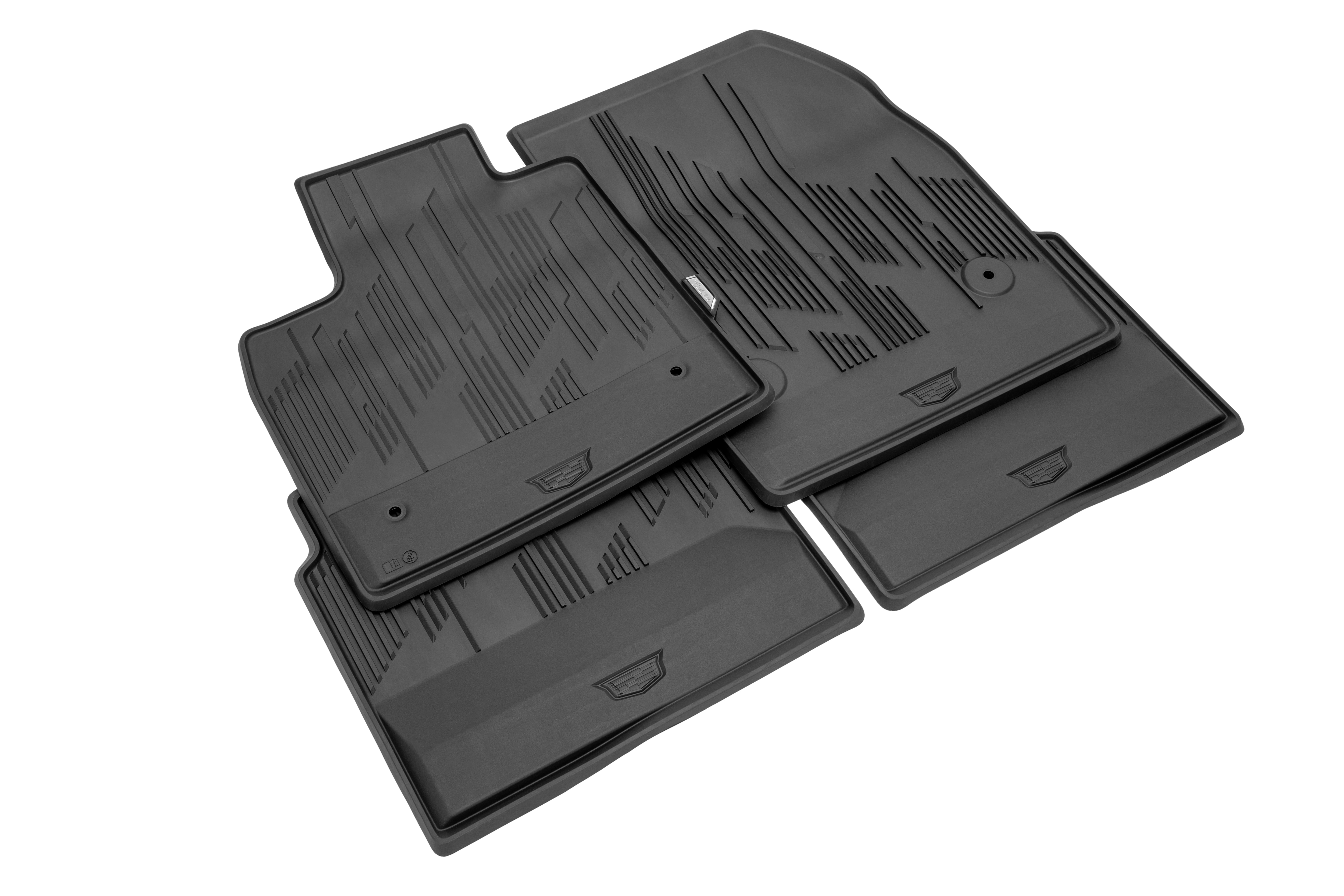 Cadillac First- and Second-Row Premium All-Weather Floor Mats in