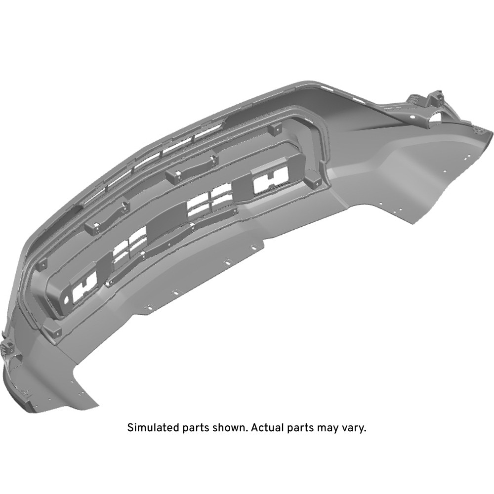 GM Genuine Parts Black Front Bumper Lower Fascia