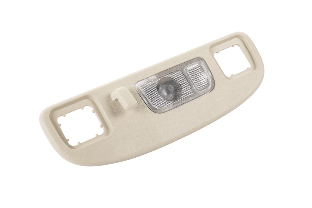 GM Genuine Parts Light Wheat Roof Rail Rear Passenger Side Seat Position Reading and Courtesy Lamp
