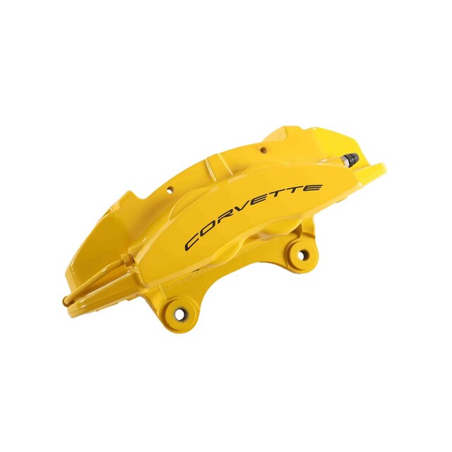 GM Genuine Parts Velocity Yellow Rear Drivers Side Brake Caliper