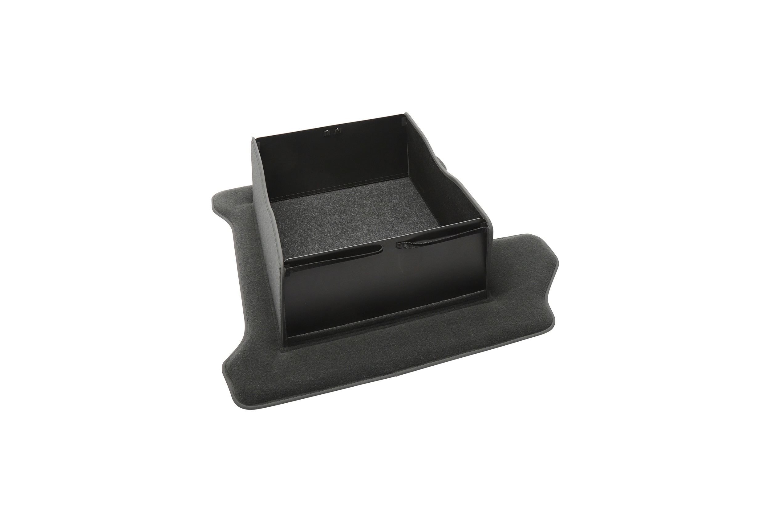 Carpeted Cargo Area Mat for eTrunk™ with Integrated Cargo Bin