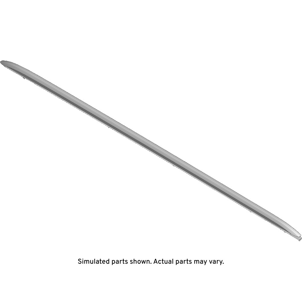 GM Genuine Parts Satin Aluminum Driver Side Luggage Carrier Side Rail