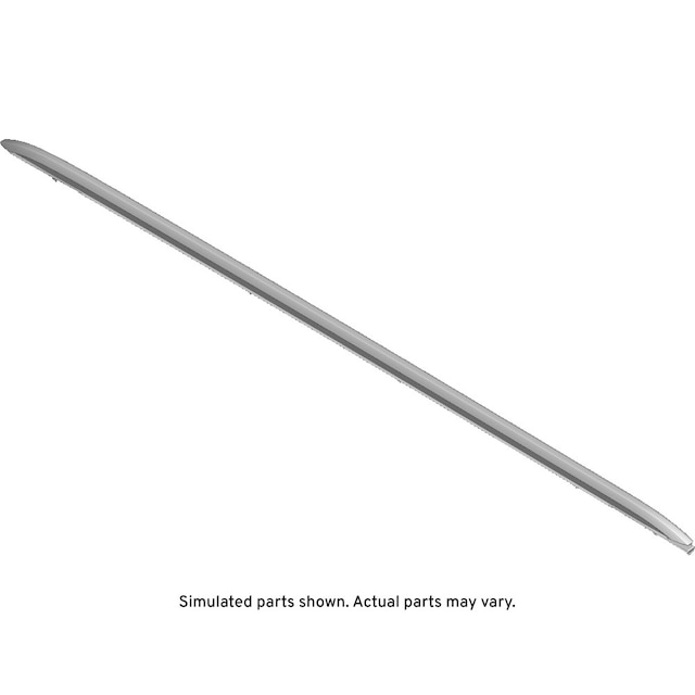 GM Genuine Parts Satin Aluminum Driver Side Luggage Carrier Side Rail