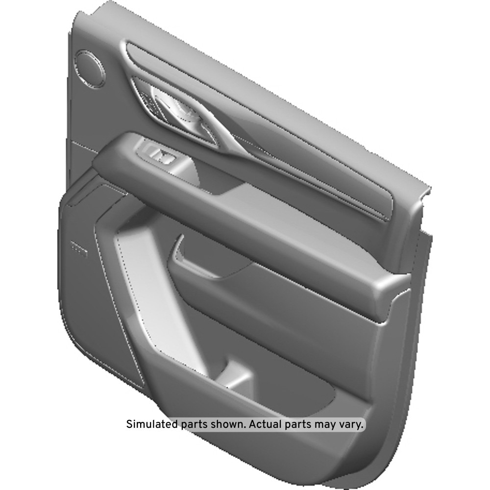 GM Genuine Parts Very Dark Atmosphere Rear Passenger Side Door Trim