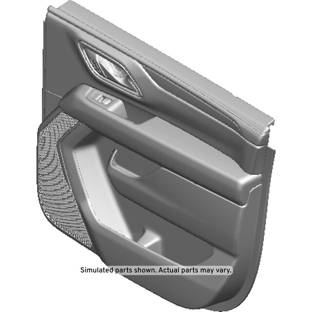 GM Genuine Parts Jet Black Front Driver Side Door Trim