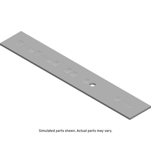 GM Genuine Parts Front Side Door Vehicle Name Plate