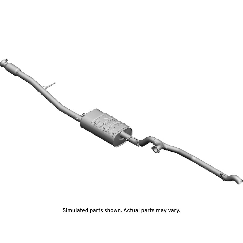 GM Genuine Parts Exhaust Muffler with Exhaust Pipe