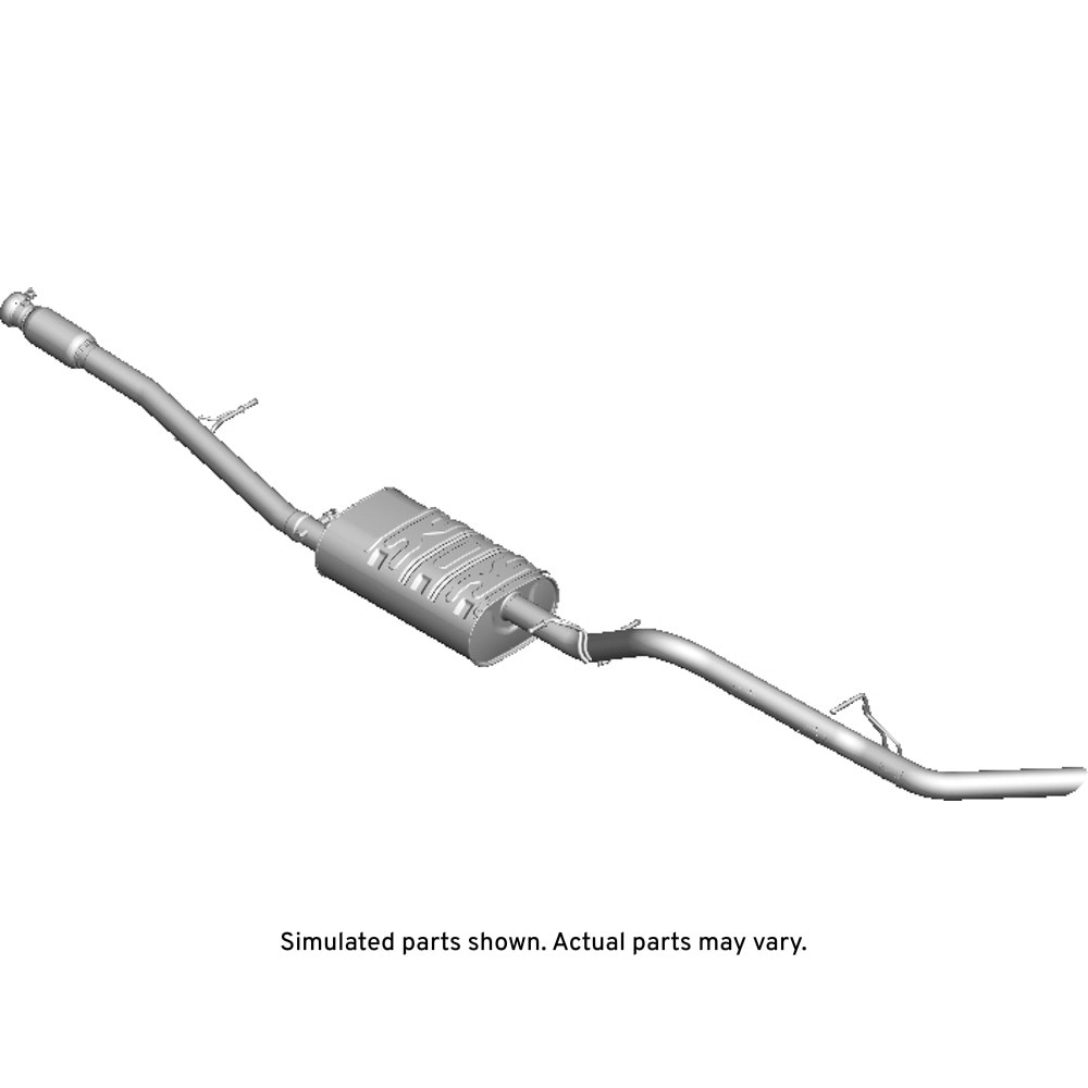 GM Genuine Parts Exhaust Muffler with Exhaust Pipe
