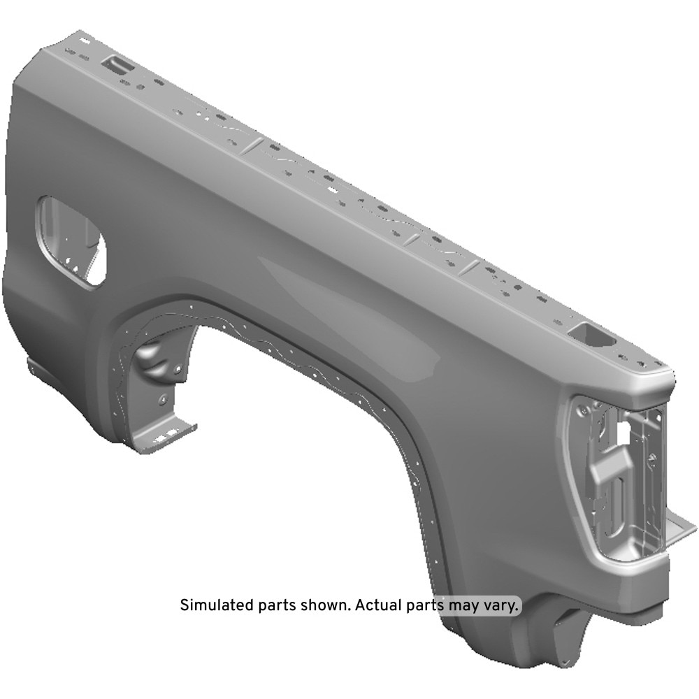 GM Genuine Parts Pickup Box Driver Side Outer Side Panel
