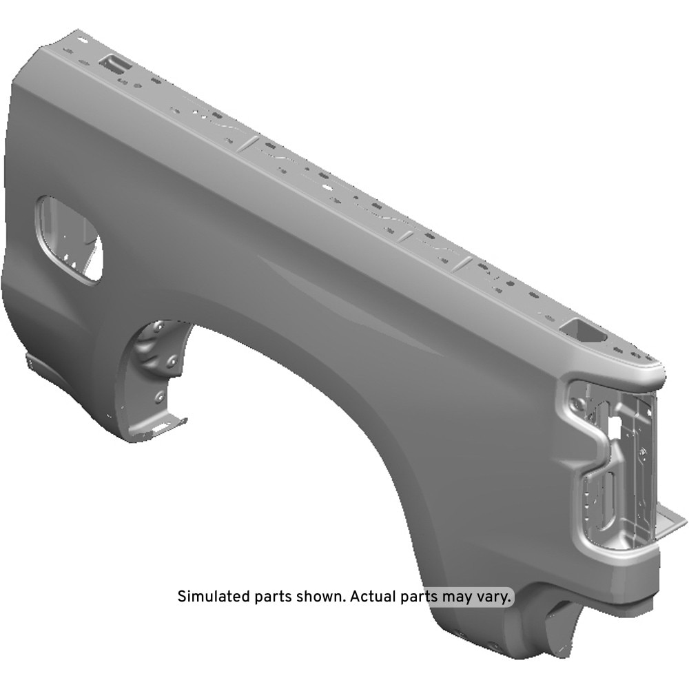 GM Genuine Parts Pickup Box Driver Side Outer Side Panel