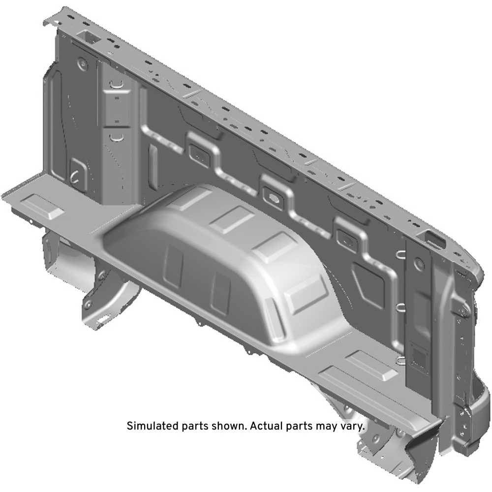 GM Genuine Parts Pickup Box Outer Passenger Side Panel