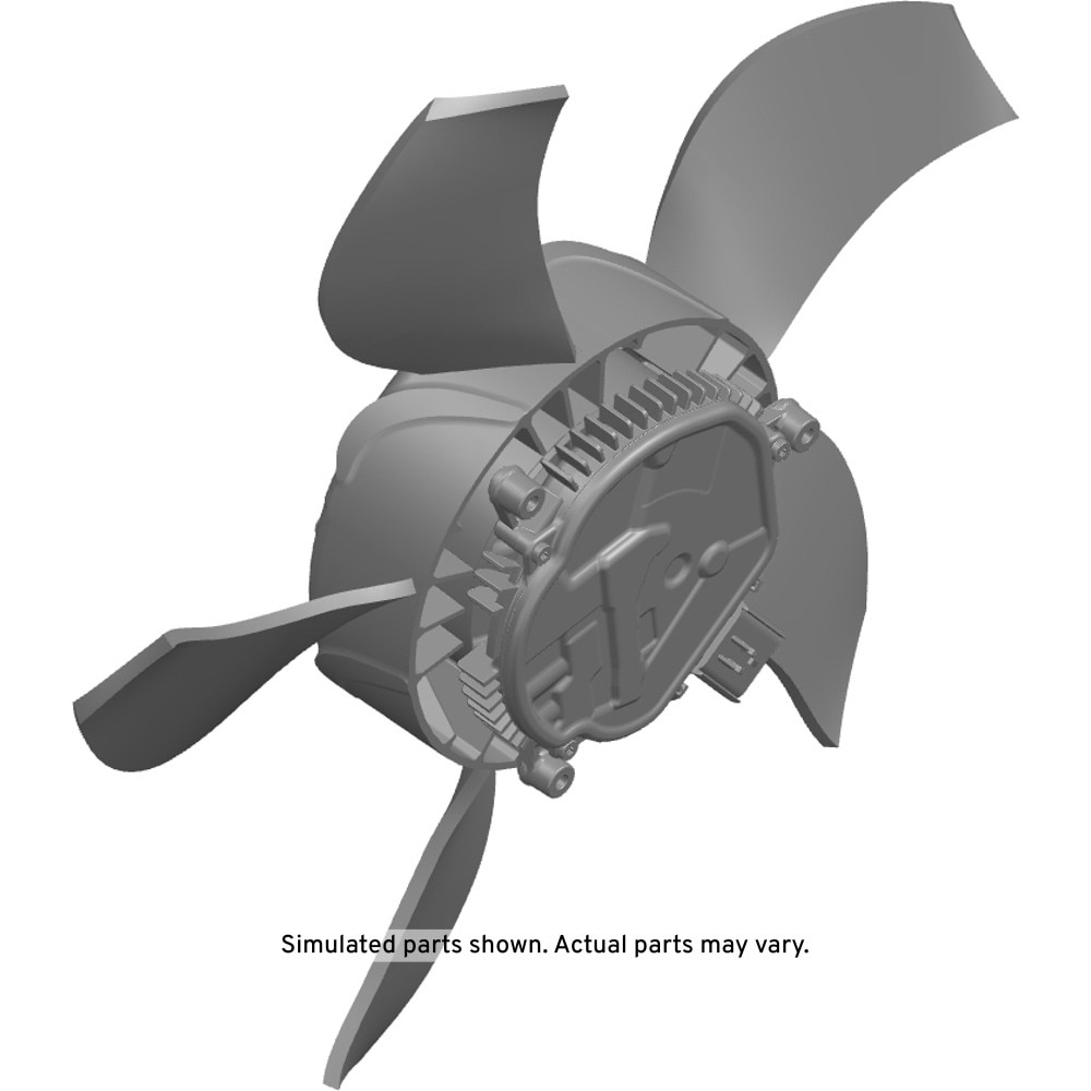 GM Genuine Parts Driver Side Engine Cooling Fan Motor