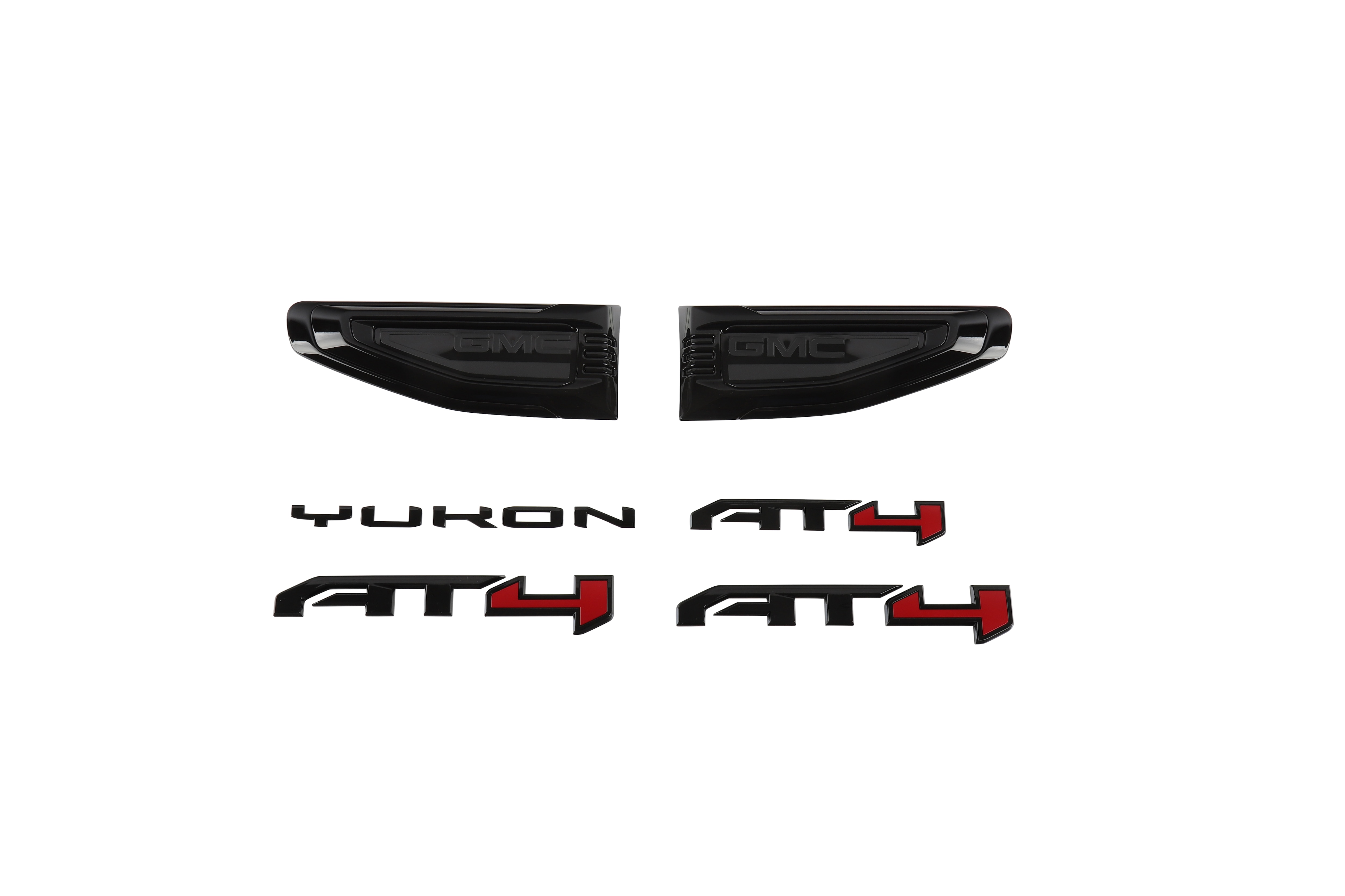 Yukon AT4 Emblems in Black