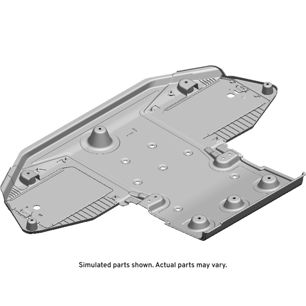 GM Genuine Parts Underbody Rear Air Deflector