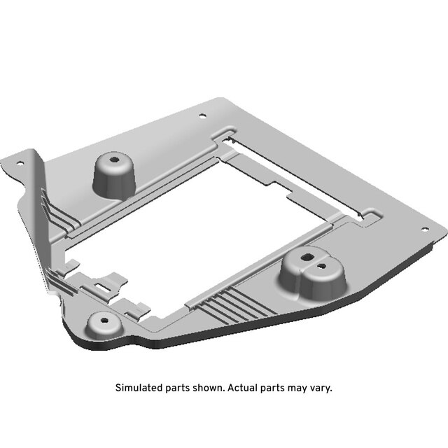 GM Genuine Parts Underbody Rear Driver Side Air Deflector