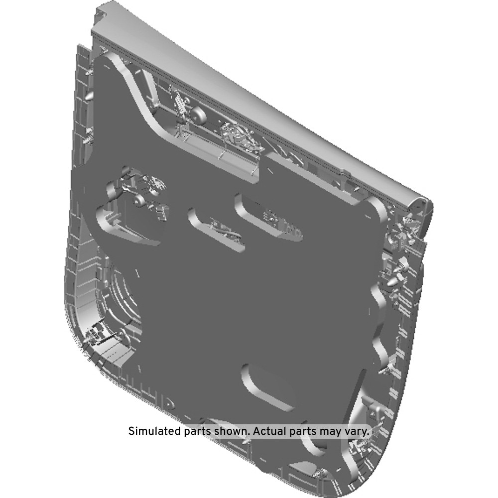 GM Genuine Parts Jet Black Rear Driver Side Door Trim