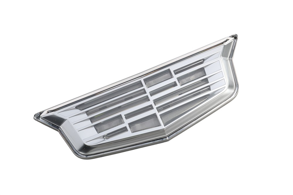 GM Genuine Parts Exterior Bright Chrome Rear Bumper Fascia Emblem