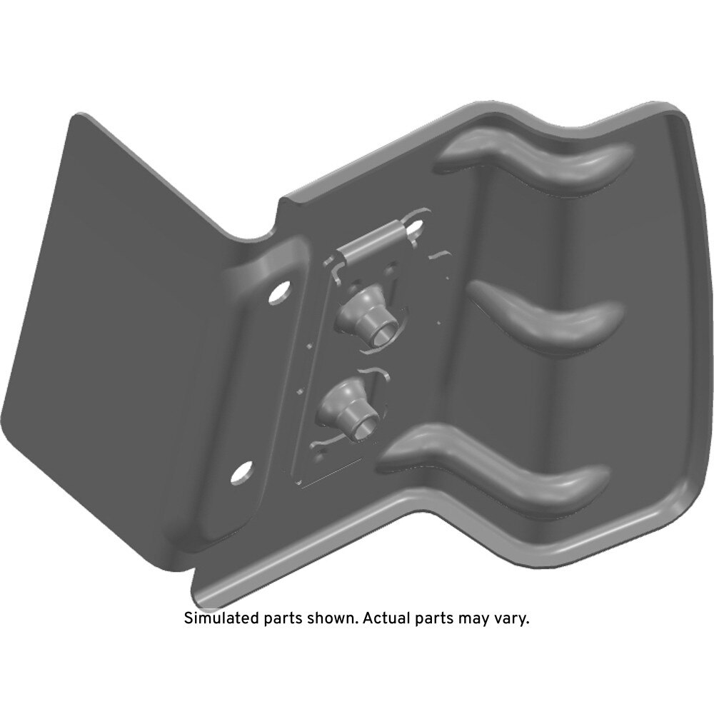 GM Genuine Parts Passenger Side Body Lower Pillar Lock Striker Reinforcement