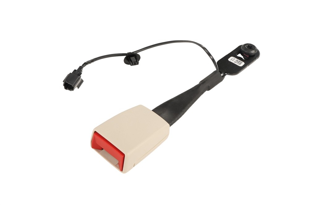 GM Genuine Parts Whisper Beige Front Driver Side Seat Belt Buckle Kit