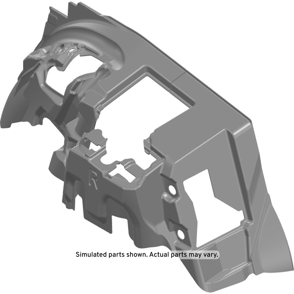 GM Genuine Parts Rear Passengers Side Wheelhouse Inner Panel Insulator