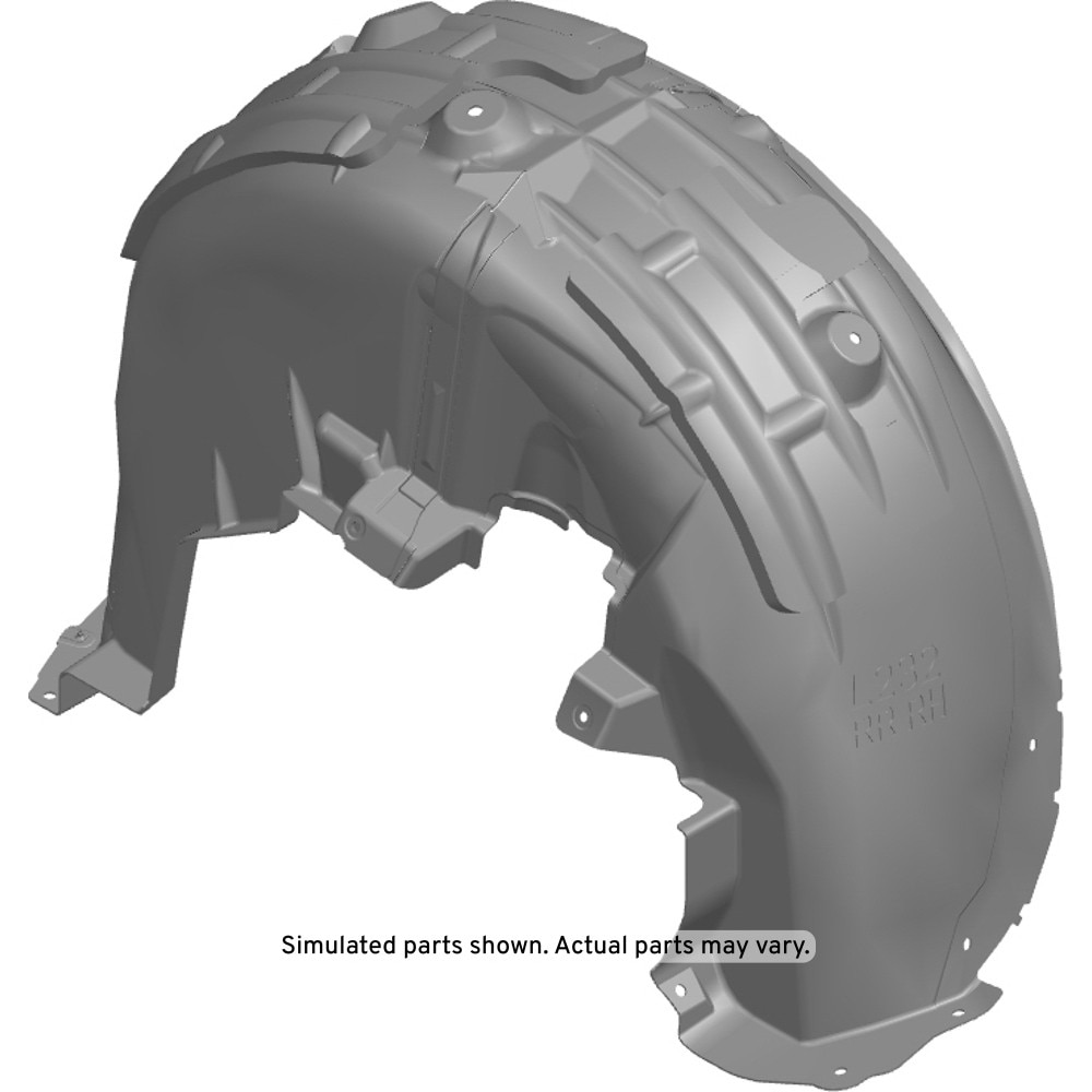 GM Genuine Parts Rear Passenger Side Wheelhouse Liner