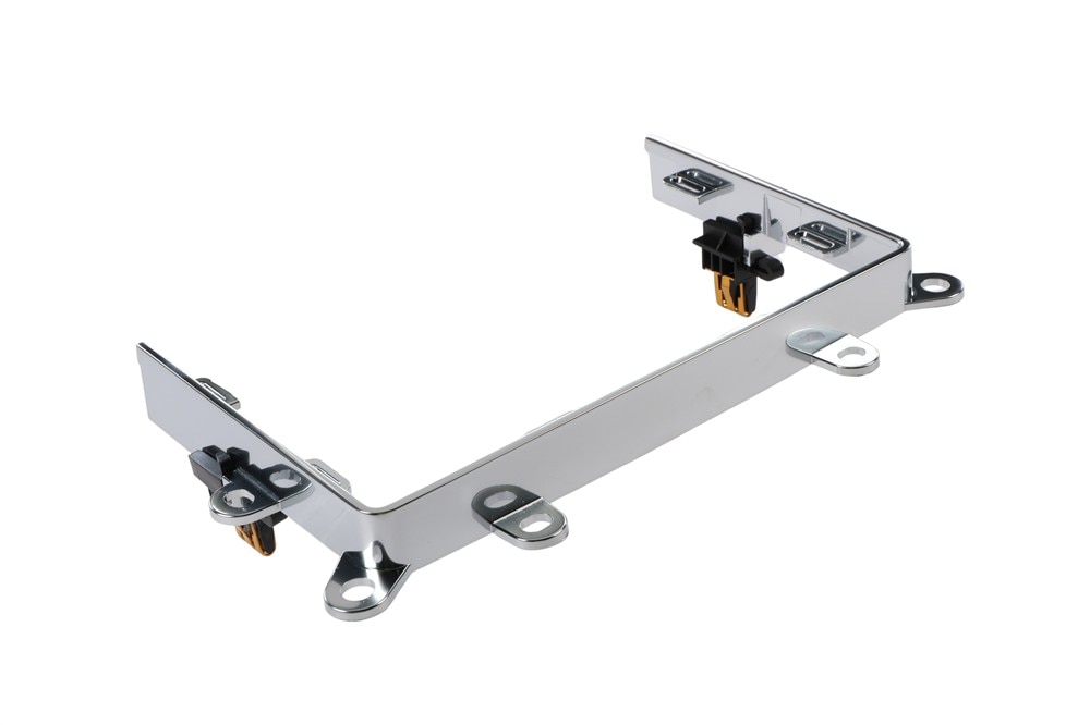 GM Genuine Parts Galvano Silver Front Floor Console Compartment Bezel