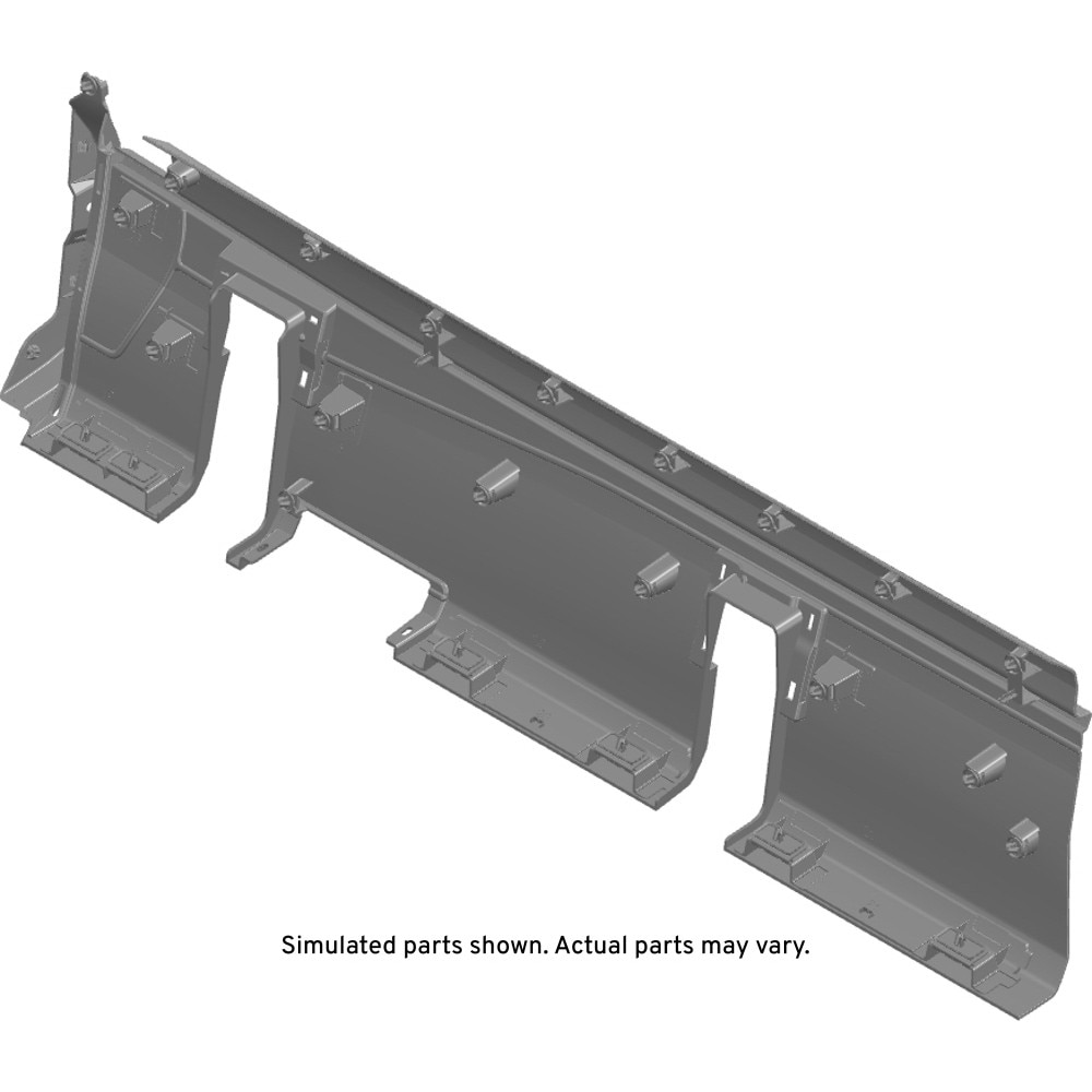 GM Genuine Parts Black Rocker Panel Front Passengers Side Molding