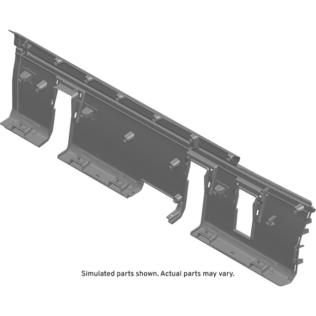 GM Genuine Parts Black Passenger Side Rocker Panel Rear Molding