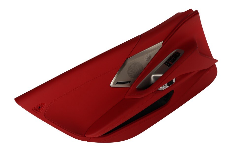 GM Genuine Parts Adrenaline Red Front Driver Side Door Trim
