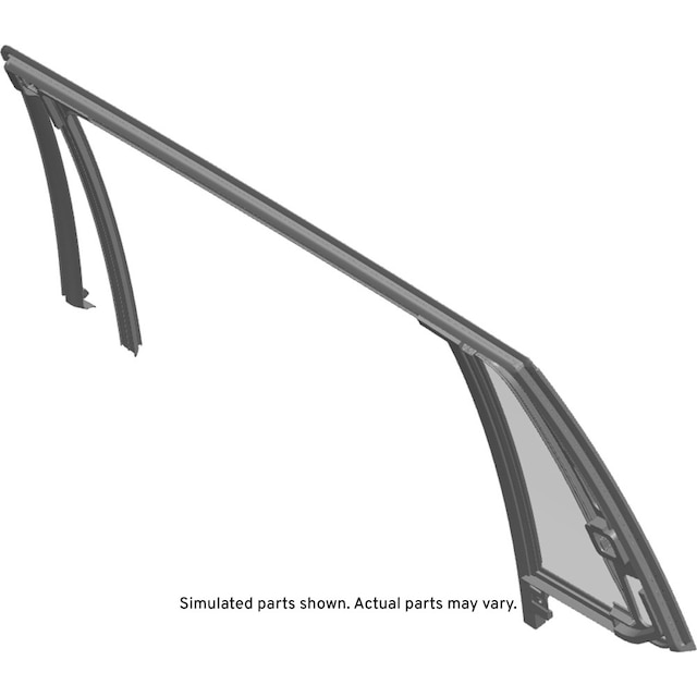 GM Genuine Parts Rear Passenger Side Door Window Weatherstrip