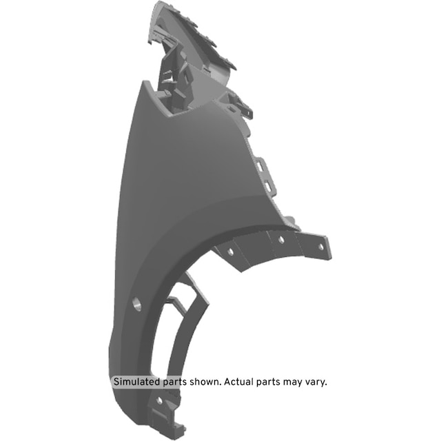 GM Genuine Parts Service Primer Front Drivers Side Bumper Upper Fascia
