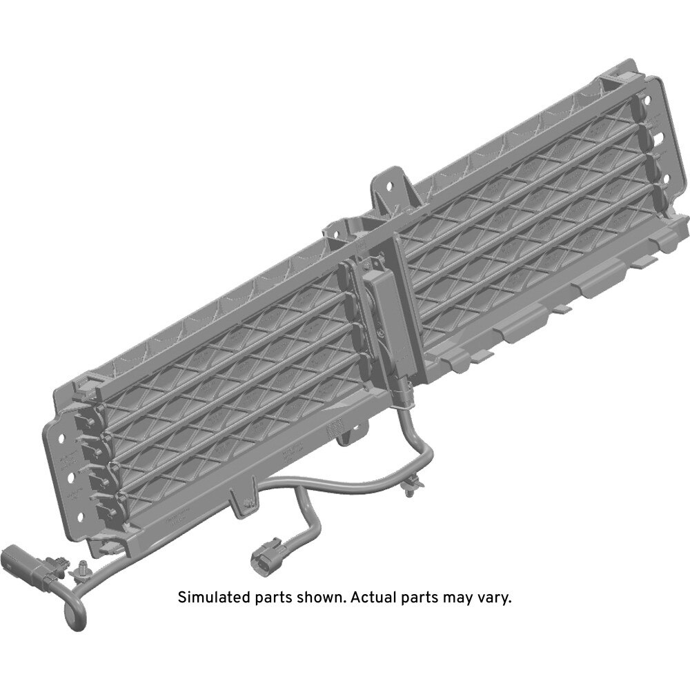 GM Genuine Parts Black Front Bumper Lower Shutter