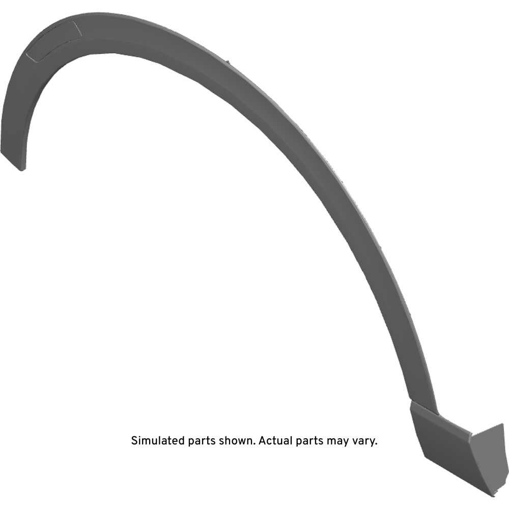 GM Genuine Parts Black Front Driver Side Wheel Opening Molding