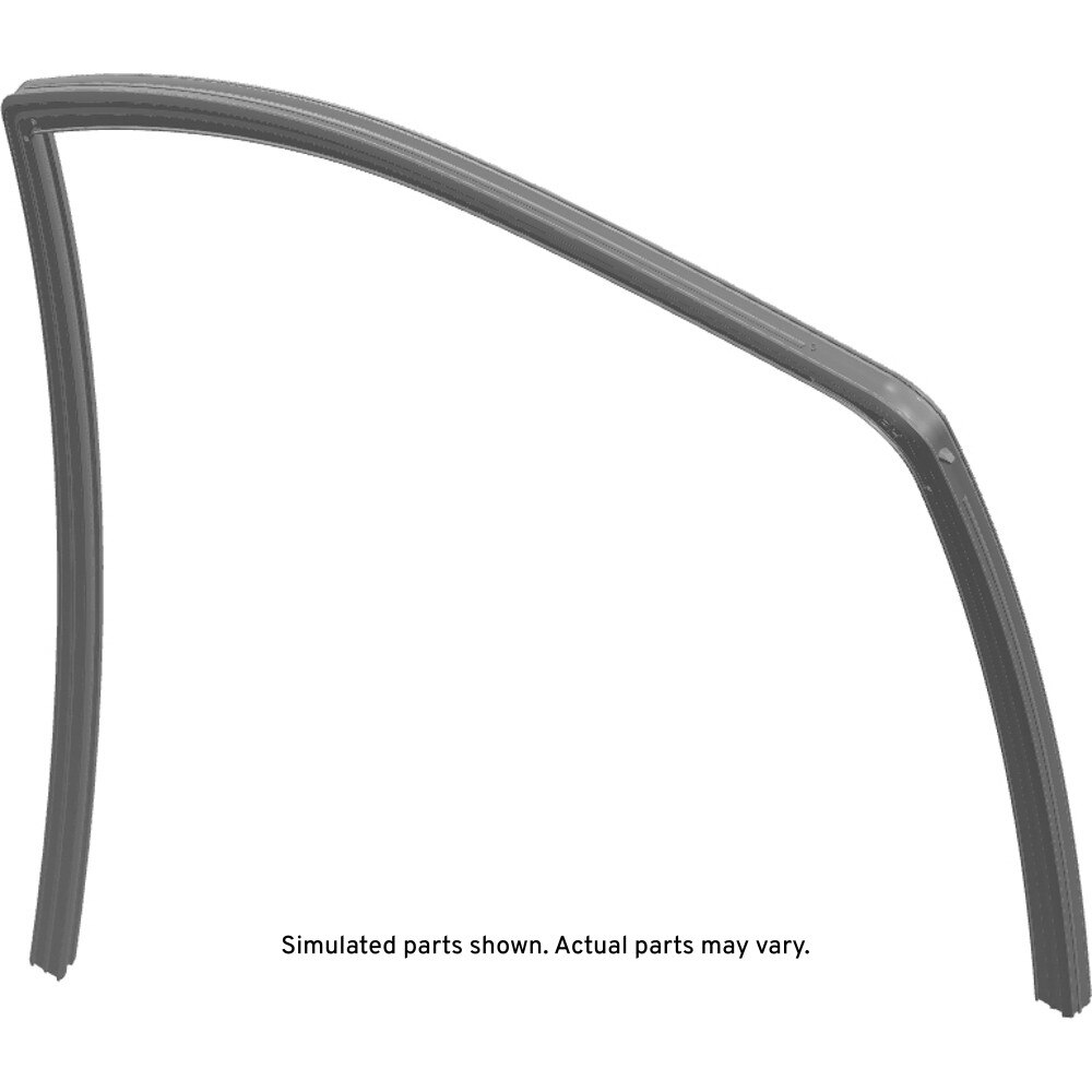GM Genuine Parts Front Passenger Side Door Window Weatherstrip