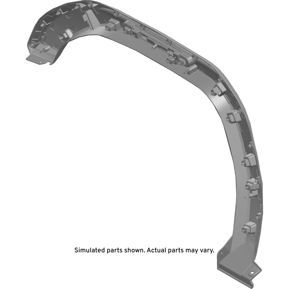 GM Genuine Parts Front Passenger Side Wheel Opening Molding