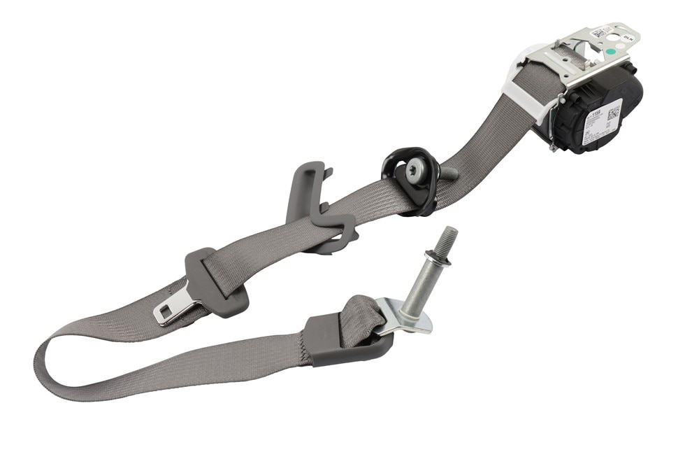 GM Genuine Parts Dark Ash Gray Rear Driver Side Seat Belt Retractor Kit