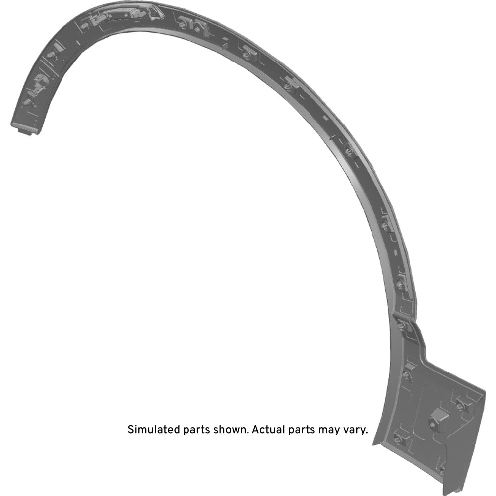 GM Genuine Parts Front Passengers Side Wheel Opening Molding